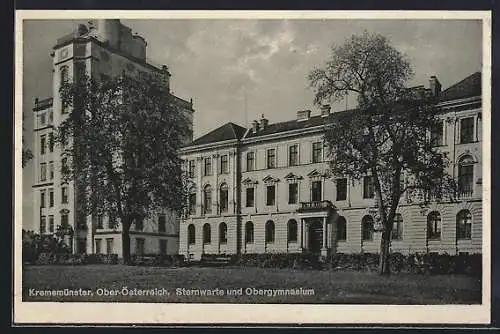 AK Kremsmünster, Sternwarte und Obergymnasium