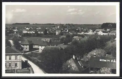 AK Altheim, Totalansicht über die Dächer der Stadt