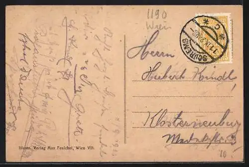 AK Sievering /Wien, Gastwirtschaft Jägerwiese nächst dem Agnesbründl, Panorama