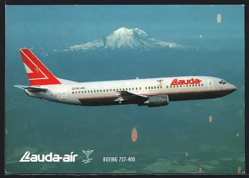 AK Flugzeug Boeing 737-400 der Lauda-air