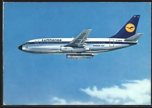 AK Lufthansa Beoing 737 City Jet am Himmel