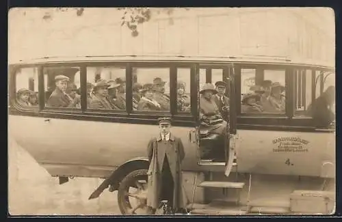Foto-AK Autobus Hansa-Rundfahrt Friedr. Jasper