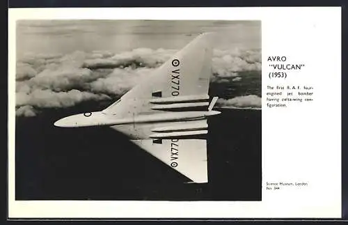 AK Flugzeug Avro Vulcan der Royal Air Force