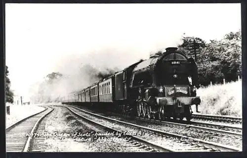AK The Queen of Scots, englische Eisenbahn