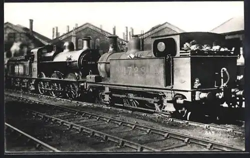 Foto-AK Dampflokomotive No. 1728, englische Eisenbahn