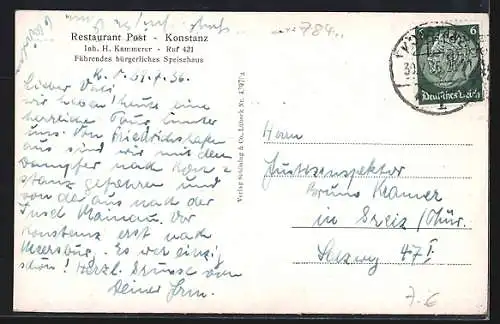 AK Panoramablick auf den Bodensee, Zeppelin, Ansichten von Orten am Bodensee