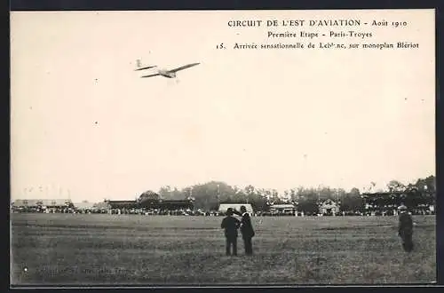 AK Leblanc sur monoplan Blériot, Flugzeug