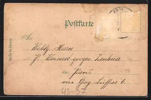 Lithographie Wien, Wiener Prater, Riesenrad