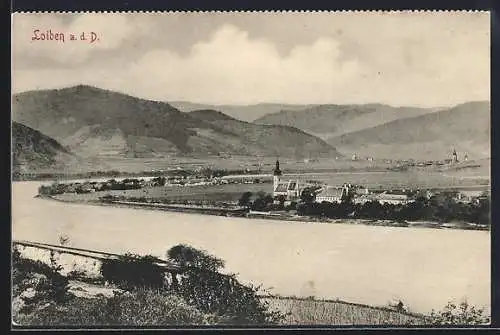 AK Loiben a.d. Donau, Ortsansicht