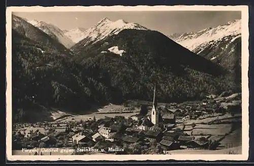 AK Virgen /Osttirol, Ortsansicht gegen Steinkaas u. Mullitz