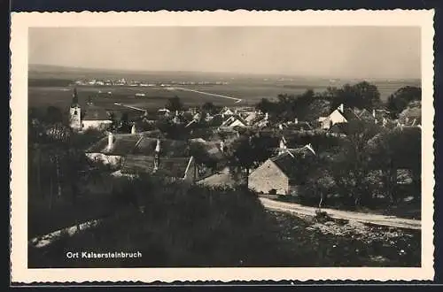 AK Kaisersteinbruch, Gesamtansicht aus der Vogelschau