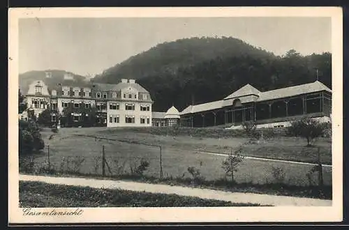AK Wopfing, Gesamtansicht v. Genesungsheim mit Liegehalle