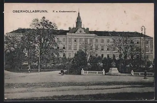 AK Oberhollabrunn, F. e. Knabenseminar