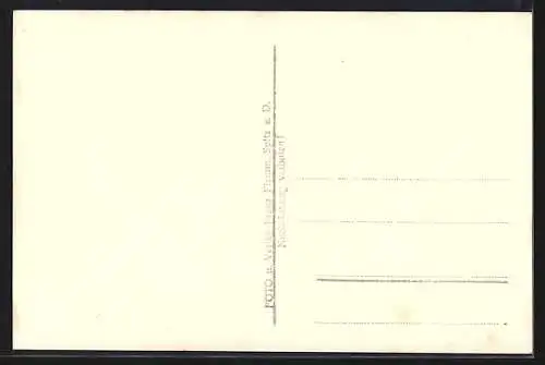 AK Pisching /N. Ö., Ortsansicht mit Berglandschaft