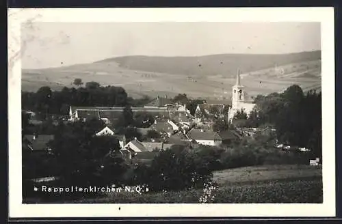 AK Rappoltenkirchen /N. Ö., Blick auf den Ort mit Feldern der Umgebung