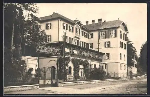 Foto-AK Rosenburg, Erholungsheim der Gastgewerblichen Gehilfenkrankenkasse Wien