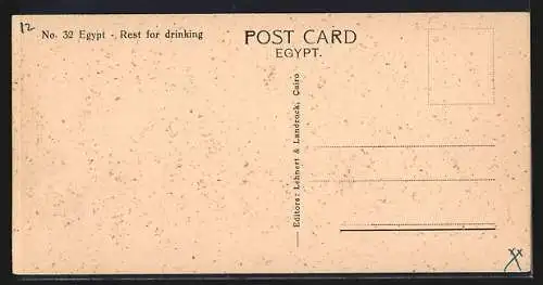 Mini-AK Egypt, Rest for drinking