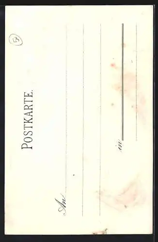 Lithographie Schweiz, Helvetia mit Kantonewappen