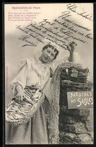 AK Spécialités de Pays Sardinenhändlerin