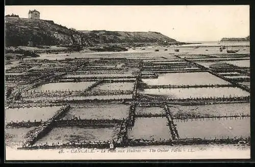 AK Cancale, Les Parcs aux Huîtres, Muschelfischer