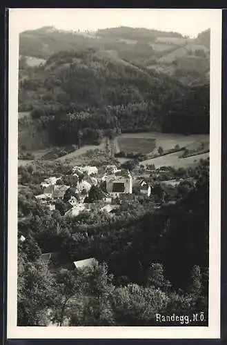 AK Randegg, Ortschaft von oben