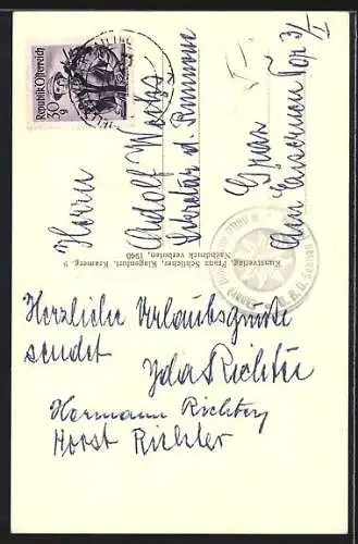 AK Kötschach i. Gailtal, Kirche gegen Hohen Trieb