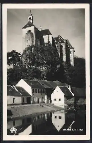 AK Raabs a. d. Thaya, Blick zum Schloss