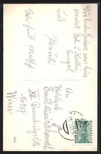 AK Raabs a. d. Thaya, Blick zum Schloss