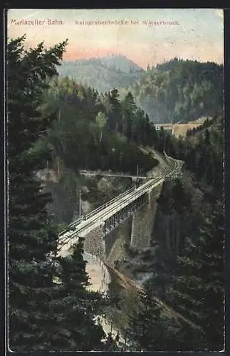AK Wienerbruck /Mariazeller Bahn, Raingrabenbrücke