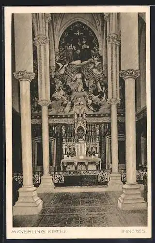 AK Mayerling, Inneres der Kirche