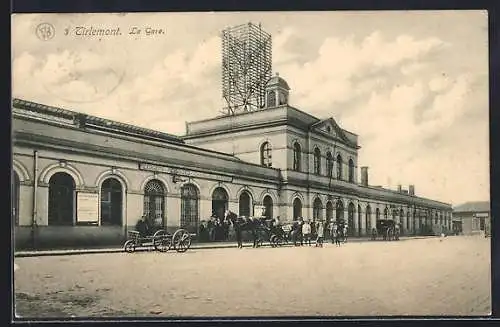AK Tirlemont, La Gare, Bahnhof