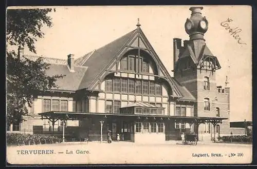 AK Tervueren, La Gare, Bahnhof