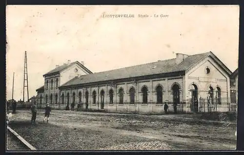 AK Lichtervelde, La Gare, Bahnhof