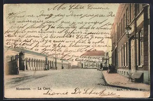 AK Mouscron, La Gare, Bahnhof