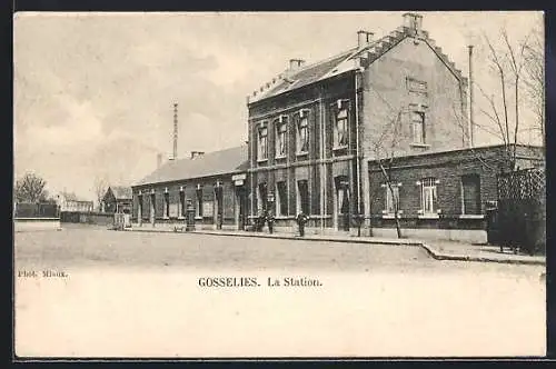 AK Gosselies, La Station, Bahnhof
