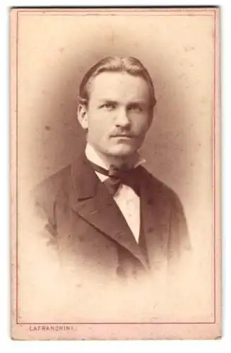 Fotografie Lafranchini, Wien, Margarethenstrasse 36, Porträt von Ludwig Last
