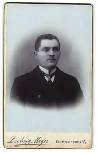 Fotografie Ludwig Mayer, Grieskirchen, Porträt eines Mannes