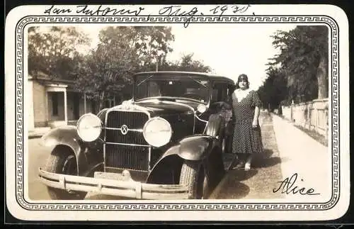 Fotografie Auto US-Car, Luxus-Limousine mit V8 Motor in San Antonio / Texas 1930