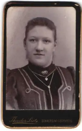 Fotografie Theodor List, Schärding, Portrait einer Dame