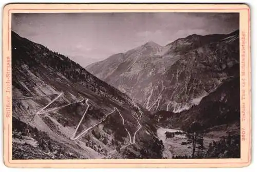 Fotografie Diezel & Langer, Wien, Favoritenstrasse 54, Ansicht Veltlin, Serpentinen der Stilsfer Joch-Strasse