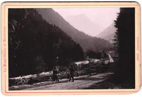 Fotografie Diezel & Langer, Wien, Ansicht Châtelard-Frontière, Le Mont-Blanc et Environs, Landschaftsansicht