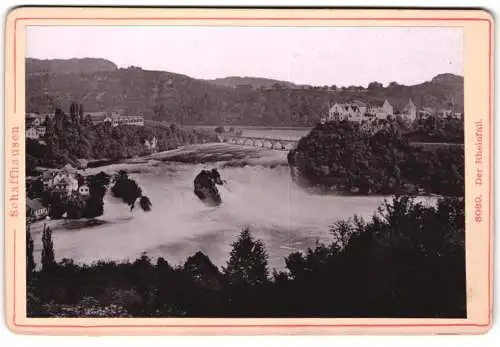 Fotografie Diezel & Langer, Wien, Ansicht Schaffhausen, Der Rheinfall