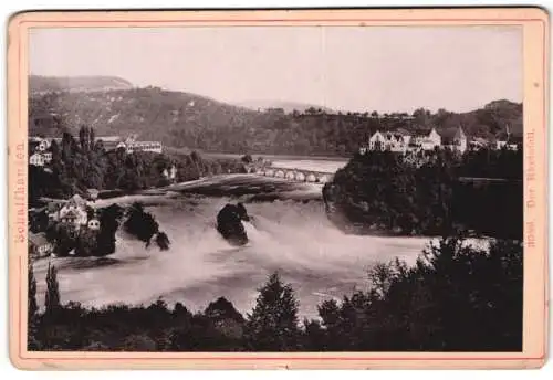 Fotografie Diezel & Langer, Wien, Ansicht Schaffhausen, Der Rheinfall