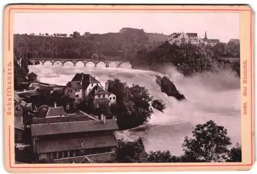 Fotografie Diezel & Langer, Wien, Ansicht Schaffhausen, Der Rheinfall