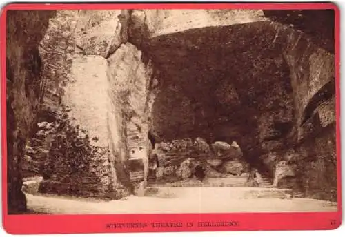 Fotografie Würthle & Spinnhirn, Salzburg, Schwarzstrasse 7, Ansicht Hellbrunn, Steintheater Hellbrunn