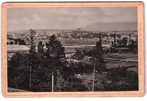 Fotografie Diezel & Langer, Wien, Ansicht Genf, vue prise de Tivoli, Landschaftsansicht