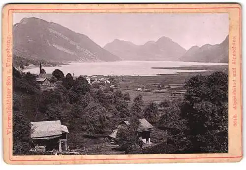 Fotografie Diezel & Langer, Wien, Ansicht Alpnachstad, Vierwaldstätter See, idyllische Landschaftsansicht