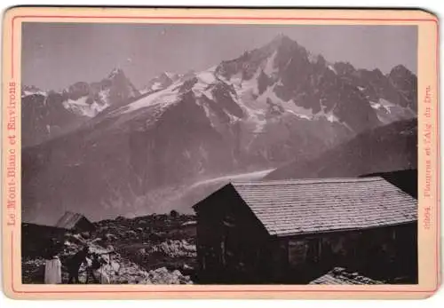 Fotografie Diezel & Langer, Wien, Ansicht Chamonix-Mont-Blanc, Planpraz et l`Aig du Dru, Berglandschaft
