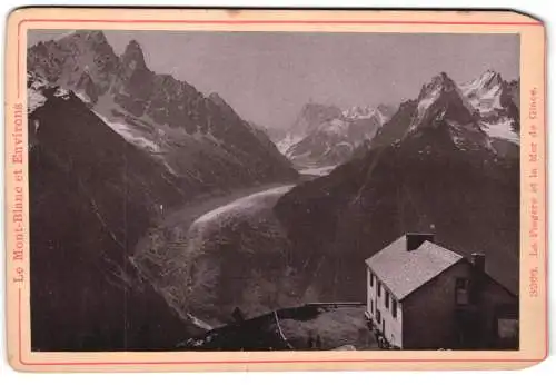 Fotografie Diezel & Langer, Wien, Ansicht Chamonix-Mont-Blanc, La Flegère et la Mer de Glace
