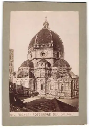 Fotografie unbekannter Fotograf, Ansicht Firenze, Rückseite des Duomo in Florenz